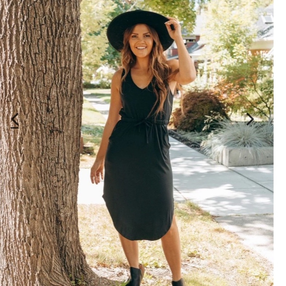 Black Tank Midi Dress M